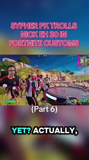 SYPHER PK GOES UNDERCOVER AND TROLLS NICK EH 30 CUSTOMS #nickeh30 #sypherpk #fortnite #troll #reaction