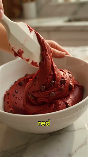 Stop Scrolling! ❤️ These Red Velvet Cookies Hide a Creamy Surprise Inside! 🍪