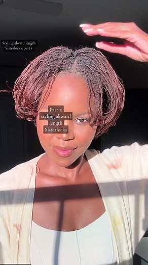 Styling Awkward Length Sisterlocks Series