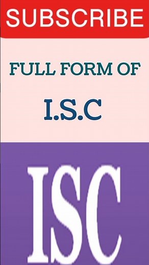 Full Form Of isc #isc #knowledge #viral #fullform #video #shortvideo #education #status #trending