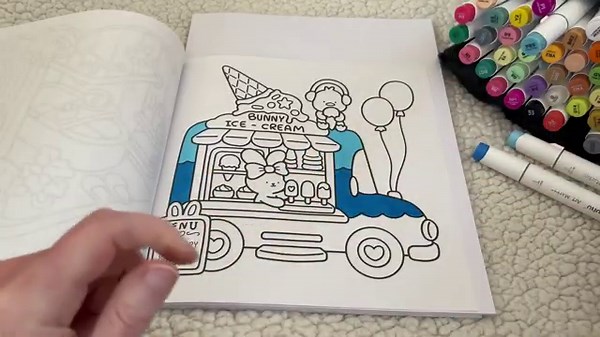 ASMR Color With Me | No Talking for Ultimate Relaxation 😴 (marker sounds)