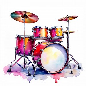 12 Drum Set Clipart, Drum Clipart, Watercolor Drums, Drums Clip Art, Music Clipart, Drum Set Printable, High Quality Png/jpgs, Paper Craft - Etsy