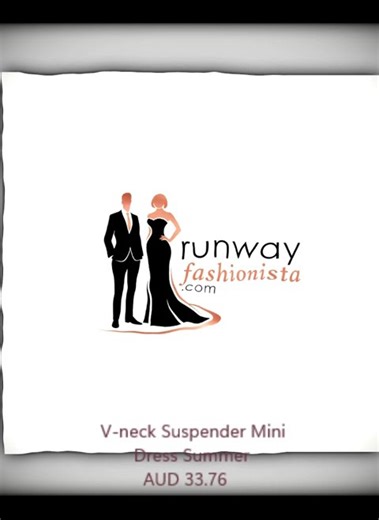 Chic V-Neck Suspender Mini Dress #fashion #maximalistfashion #womensclothing