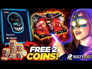 RUSTYLOOT FREE 2 COINS AND AMAZING BATTLE WIN ?!| RUSTYLOOT Case Opening | Rustyloot Promo Code 2025