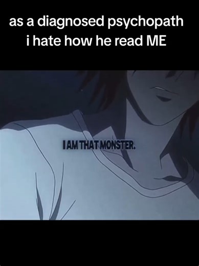 I hate when people can read me like him but kinda like it if u don't judge #fyp #viral #psychopath #deathnote #L