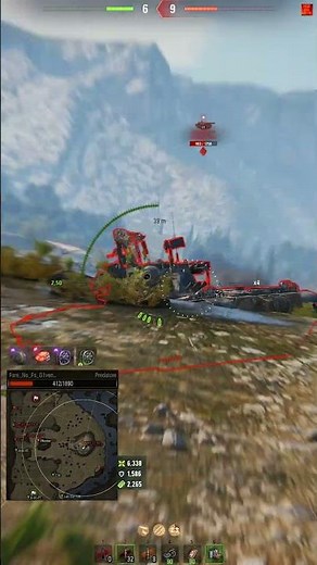 Predatore 11K DMG CRAZY Game 💔 QUICKYBABY | 5 Kills 4K World of Tanks #Shorts 2