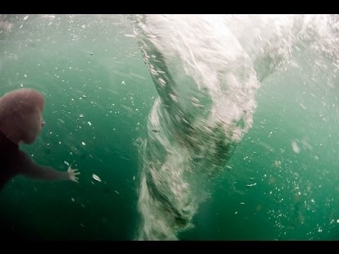Man In Whirlpool! (Real Ocean Whirlpool)