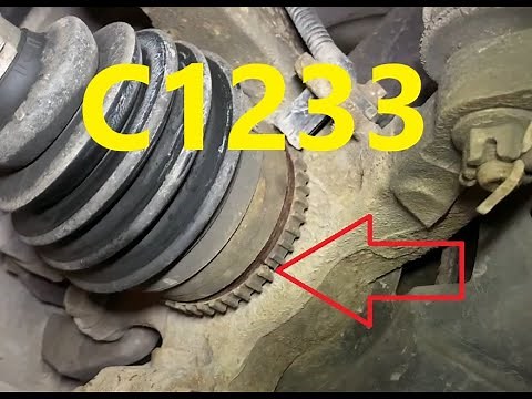 Causes and Fixes C1233 Code: Left Front Wheel Speed Sensor Input Signal Missing