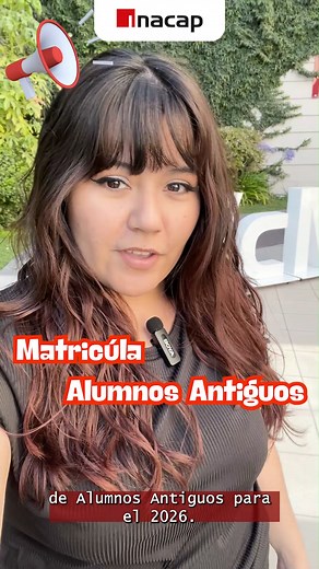 INACAP Sede Santiago Centro on Instagram: "📢¡Atención Inacapino! 👉Desde el 𝟭𝟮 𝗱𝗲 𝗲𝗻𝗲𝗿𝗼 comienza el proceso de 𝗺𝗮𝘁𝗿í𝗰𝘂𝗹𝗮 𝗽𝗮𝗿𝗮 𝗮𝗹𝘂𝗺𝗻𝗼𝘀 𝗮𝗻𝘁𝗶𝗴𝘂𝗼𝘀. Toda la información llegará directamente a tu 𝗜𝗡𝗔𝗖𝗔𝗣𝗠𝗮𝗶𝗹, 𝗲𝗹 ú𝗻𝗶𝗰𝗼 𝗺𝗲𝗱𝗶𝗼 𝗼𝗳𝗶𝗰𝗶𝗮𝗹 𝗱𝗲 𝗰𝗼𝗺𝘂𝗻𝗶𝗰𝗮𝗰𝗶ó𝗻, así que recuerda revisarlo con frecuencia 📩 ¡Prepárate y no dejes pasar este proceso clave para continuar tu formación! 🚀 🙌 @inacap_oficial"