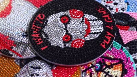 8 PCS Halloween Diamond Art Coasters Kits, Diamond Painting Coasters with Holder Set of 8, DIY Drink Coasters Art Crafts Supplies for Adults Cup Mat for Home Decor House Warming Gifts Non-Slip