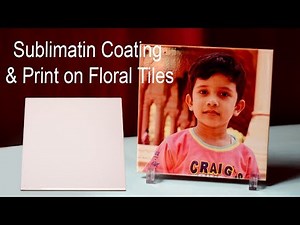 How to sublimation coating and Photo printing on tiles | Technic Guru