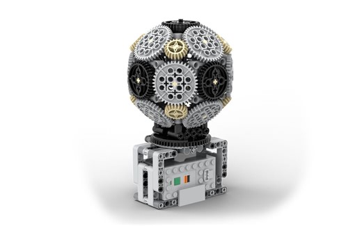 乐高MOC自转齿轮球（A-8062）