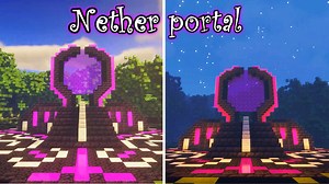 nether portal desing Minecraft Map