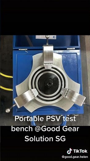 Portable test bench for Pressure safety valve