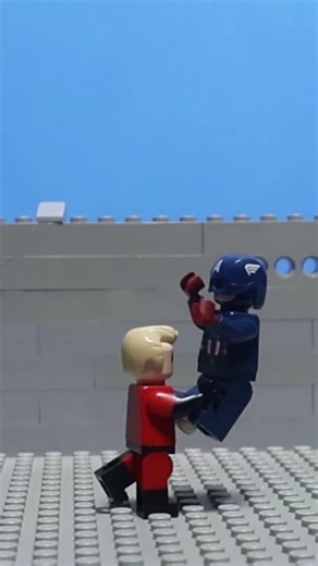 Lego Captain America VS Mr. Incredible