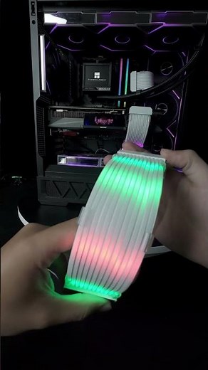 ARGB PC LED Strip | Easy Installation | Sync With Motherboard | Vibrant Lighting Effects #pcbuild