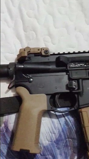 B5 Bravo stock and B5 foregrip in coyote brown