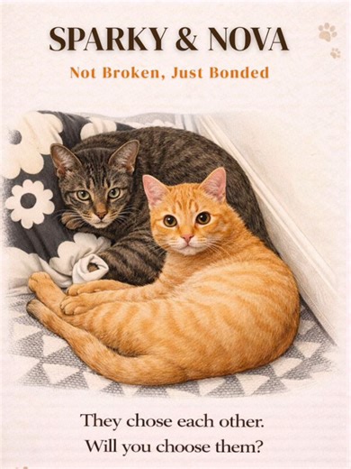 Adopting a Bonded Pair of Cats for a Loving Home