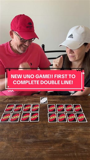 New UNO Game Challenge: Complete the Double Line First!