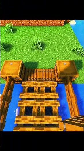 How to Build an EASY Bridge in Minecraft 🪵✨