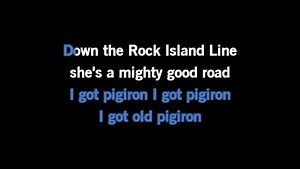 Karaoke Rock Island Line - Johnny Cash - CDG, MP4, KFN - Karaoke Version