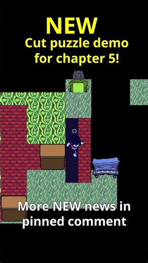 NEW - Cut Deltarune Chapter 5 Puzzle #deltarune #deltarunememes