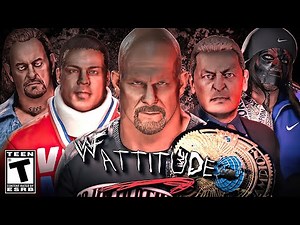 Universe Mode, But it's WWF Attitude Era (WWE 2K)