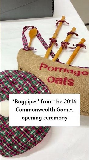 Porridge oat 'bagpipes' from the 2014 Commonwealth Games opening ceremony