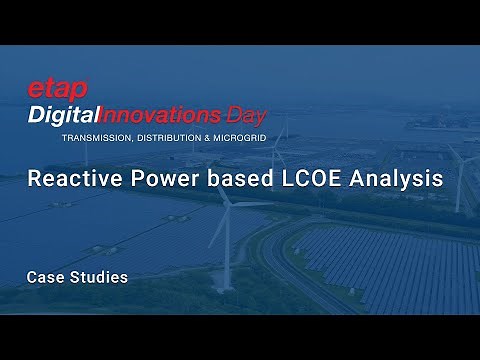 Reactive Power based Simple Levelized Cost of Energy(LCOE) Analysis for PV plants using ETAP