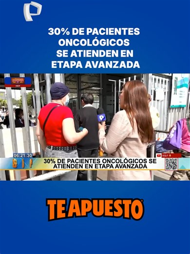 🏥 El 30% de los pacientes oncológicos llega a recibir atención médica cuando la enfermedad ya se encuentra en una etapa avanzada. #Cáncer #Salud #Prevención #Oncología #SaludPública #Actualidad #PanamericanaTV