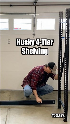 Husky Shelving with Wheels #garagestorage #diy #tools #automobile
