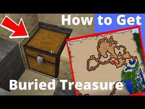 Minecraft How To Find/Get Buried Treasure Bedrock