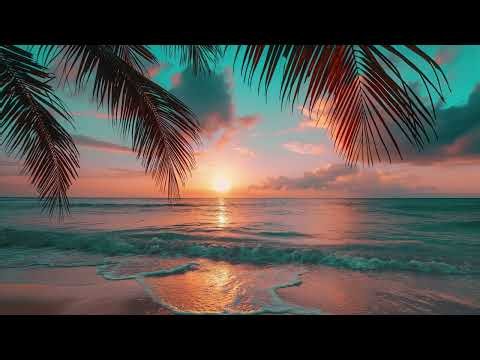 🌅 The Sunset That Never Fades | 4K Silent Beach Screensaver (No Audio)