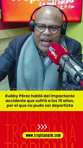 Rubby Pérez y su impactante accidente a los 15 años