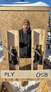 Testing plywood and OSB with ring shank nails 💪 what’s next? #framing #carpentry #construction #tools #building | BAS Renovations