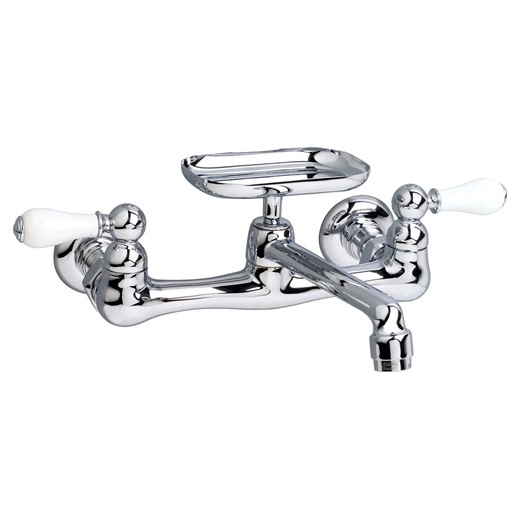 Heritage® 2-Handle Wall Mount Kitchen Faucet 2.2 gpm/8.3 L/min With So