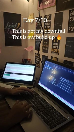 Day 7 of becoming a coder 💻I’m already seeing progress #codingchallenge #progress #developerjourney