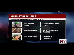 President Museveni makes more reshuffles in the UPDF