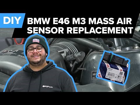 BMW E46 M3 Mass Air Flow Sensor Replacement DIY (2001-2006 BMW S54 Engine)