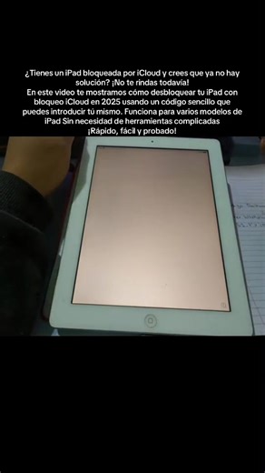 ¿Tienes un iPad bloqueada por iCloud y crees que ya no hay solución? ¡No te rindas todavía! En este video te mostramos cómo desbloquear tu iPad con bloqueo iCloud en 2025 usando un código sencillo que puedes introducir tú mismo. Funciona para varios modelos de iPad Sin necesidad de herramientas complicadas ¡Rápido, fácil y probado! #ipad #icloud #bypass #activation #fyp 🇲🇽