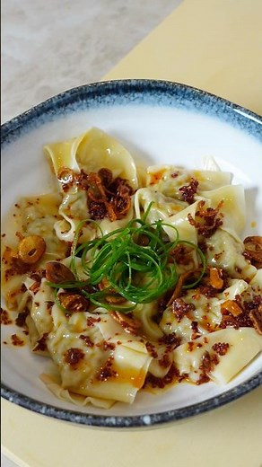 Better Than Takeout? Pork & Prawn Wontons with Homemade Crispy Chili Oil