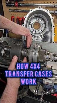 How a Jeep Transfer Case switches between 2wd, 4wd, and low range.