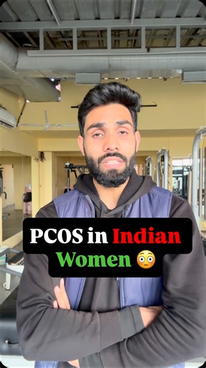 Atul Patidar on Instagram: "PCOS has become India’s new epidemic—one in every five girls is affected. Symptoms include facial hair, hair fall, stubborn acne, and irregular periods. It starts when androgen levels (male hormones) surge in a girl’s body. The biggest root cause? Insulin resistance. Studies show 60-70% of PCOS cases have high insulin, triggering ovaries to produce excess testosterone. We’re a carb-heavy nation—parathas, rice, biscuits—causing constant sugar spikes that keep insulin e