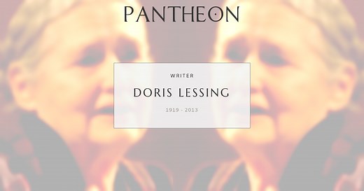 Doris Lessing Biography | Pantheon