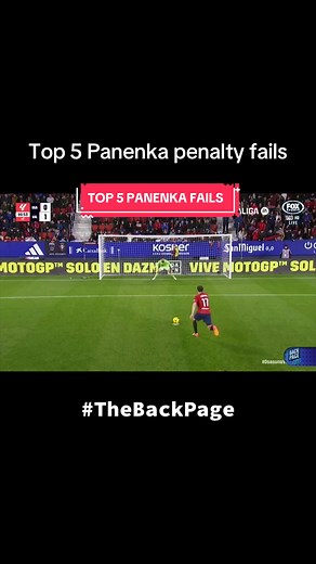 #TheBackPage: Top 5 Panenka Penalty Fails in Soccer