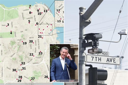New San Francisco program backed by Newsom will issue speeding tickets based on income