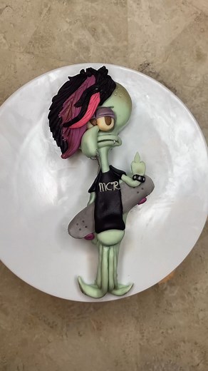 367K views · 3.4K reactions | Squidward was always kinda emo  #spongebob #squidward #emo #cake #bakingthursdays | Baking Thursdays | Facebook