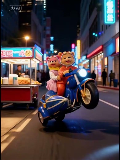 Most epic date night ever 🔥🏍️ #ai #aianimation #aigenerated