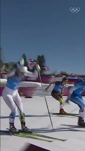 When the last athlete in the relay mounts an epic comeback! 💪