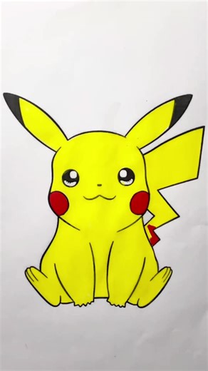 Pikachu Character Coloring for Fun and Relaxation